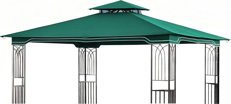 SCOCANOPY Replacement Gazebo Canopy for 10 x 12 Regency II Patio Gazebo Model L-GZ798PST,A101004104,A101004105,(Forest Green) - Image 1